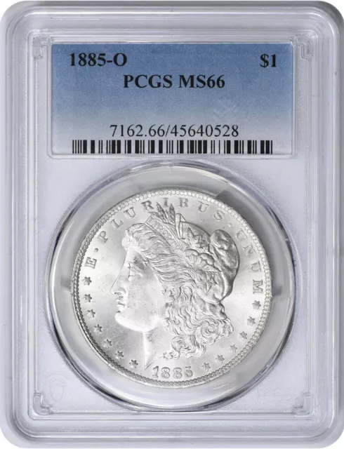 1885-O Morgan Silver Dollar MS66 PCGS