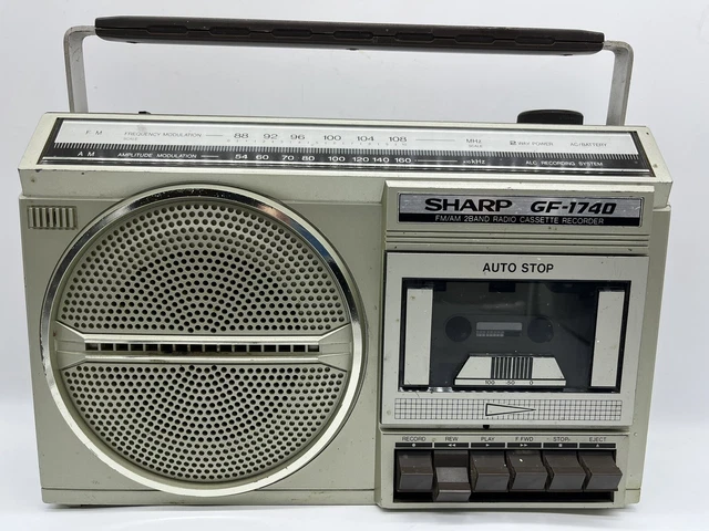 Radio sharp boombox cassette d'occasion - Photo, audio & vidéo