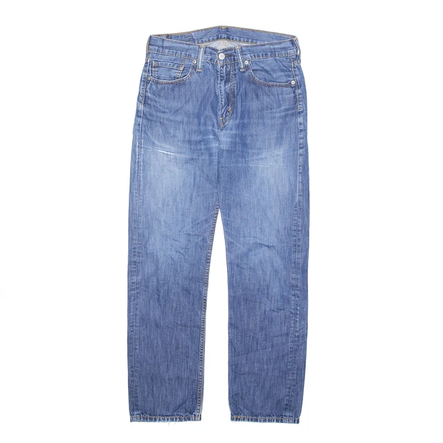 Jeans dritti Levi's 513 da uomo blu denim sottili W31 L32