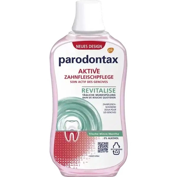 PARODONTAX REVITALIZE GUMS disease Bleeding Gums Gingivitis mouthwash