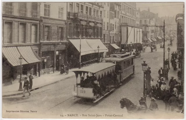 CPA-54- NANCY - Rue Saint-Jean - Central Point.