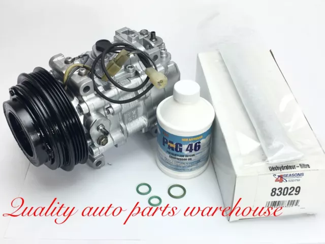 Remanufactured AC Compressor + new Desiccant Bag For 01-03 Mazda Miata w/ Wrty.