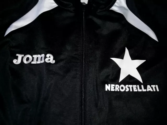 MAGLIA ZIP NERO Stellati Casale Calcio Joma Vintage EUR 19 00 PicClick IT