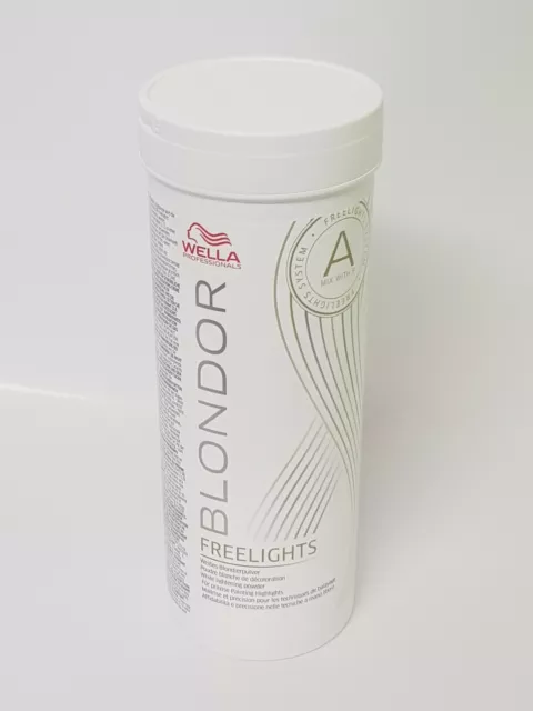 ( 62,25€ / 1kg ) Wella Blondor Freelights Weißes Blondierpulver 400g Blondierung