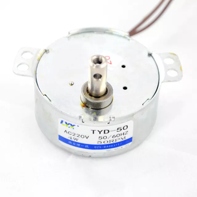 Für TYD-50 AC 220V-240V 50RPM 4W 50/60Hz Welle Dia Fan Synchronmotor ta