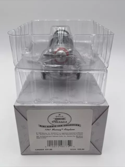 Hallmark Classics 1941 Murray Pursuit Airplane Mini Kiddie Car Collection NIB