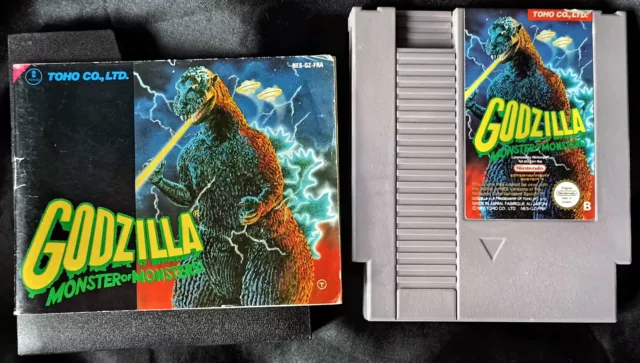 GODZILLA jeu Nintendo NES pal FRA avec notice