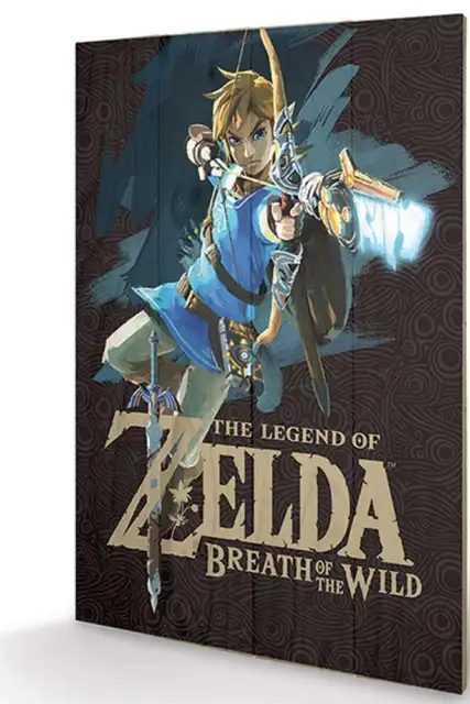 56724 Leg Of Zelda Botw Game Couverture Wood Print
