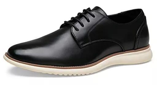 MEN'S DRESS SHOES Brogue Formal Lace Up Oxfords Shoes 9.5 Black-733 $83 ...