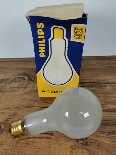 Vintage Philips Argaphoto 240V 500W E27 Bulb Lamp Holland PF308 —  E/21