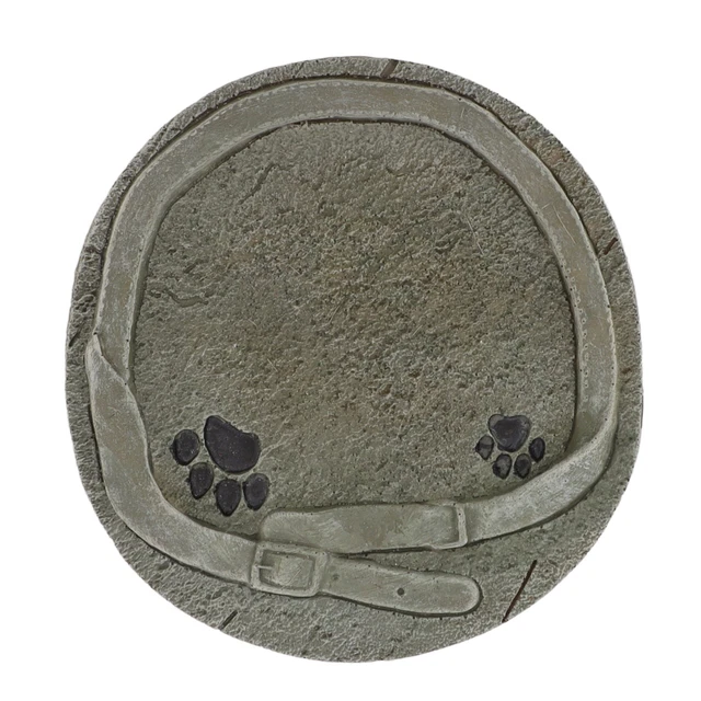 (Moss) Dog Pet Memorial Stone 6.3x5.9x0.8in DIY Lettering Simulation