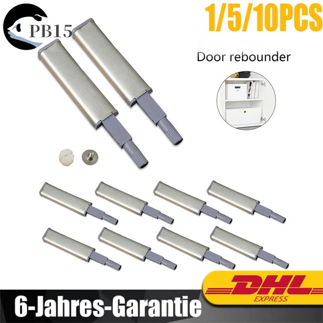 QUARKZMAN Softclose Türdämpfer 10er Set - Push To Open Für Küchen- & Kleiderschränke