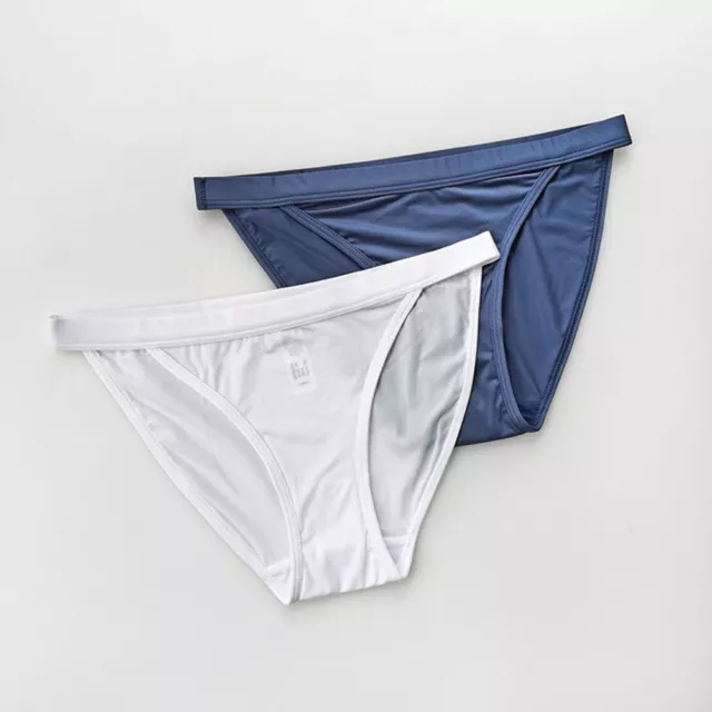 Panties Womens Sleepwear Ice Silk Low Waist Swimsuit Breathable Briefs Comfort