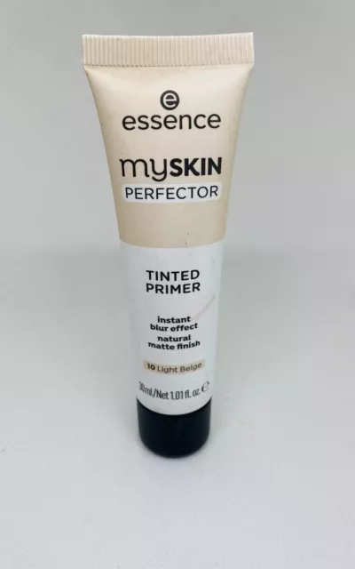 Essence My Skin Perfector Tinted Primer Instant Blur Effect Matte 10 Light Beige