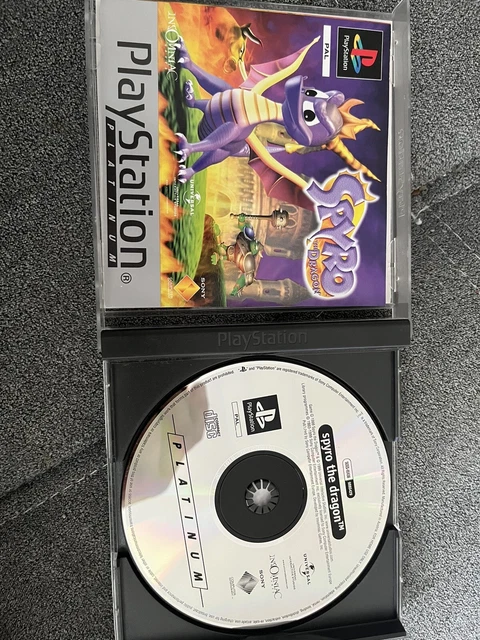 Notice Jeu Spyro The Dragon PS1 - Manuel Original - Très Bon état