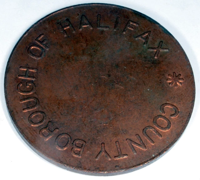 County Borough Halifax Trading Standards Weights & Measures 10g coin test token