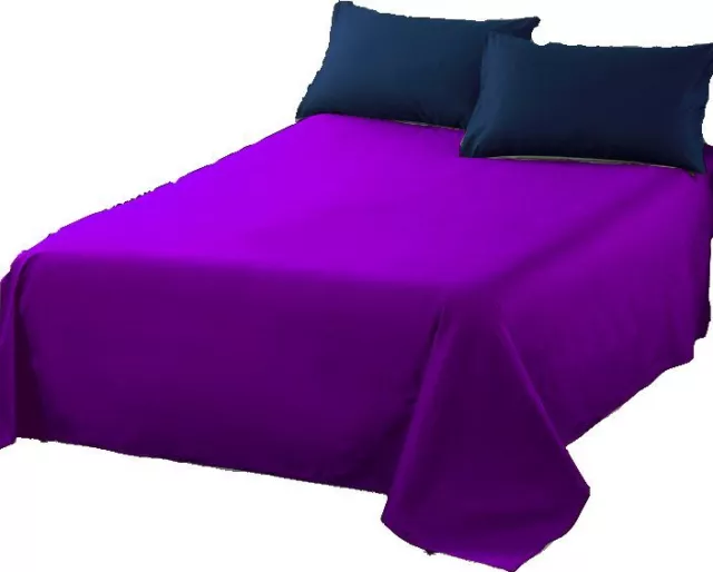 Copridivano Copriletto GranFoulard copritutto Cotone Telo Arredo Viola 240x280cm