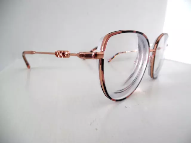 Michael Kors Empire Round Rose Gold & Camouflage Oval Eye Glasses MK 3006J 1108