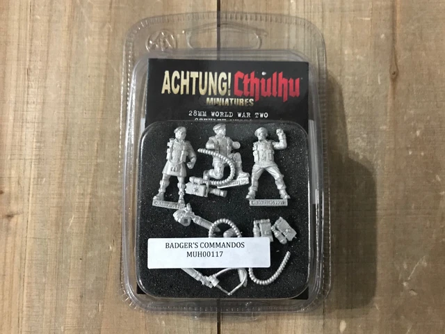 ACHTUNG! CTHULHU - Commando de La Section MT - Rôle - Miniatures 28 Mm