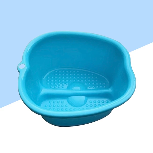 Suministros de pedicura de plástico para remojo de pies bañera grande para pies