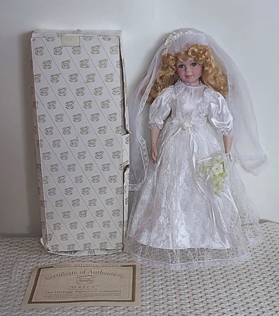 ☆Heritage Signature Collection Doll☆Limited Edition☆17 " Grace☆Stand/Box & COA☆