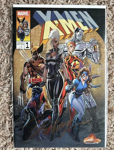 X-MEN GOLD #1 J SCOTT CAMPBELL RETRO VARIANT B  UNCANNY WOLVERINE Signed C.O.A.