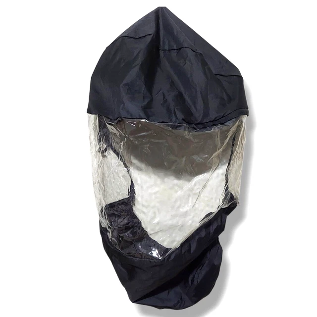 Quinny Moodd Stroller Rain Cover Weather Shield Partial Zipper Black Clear