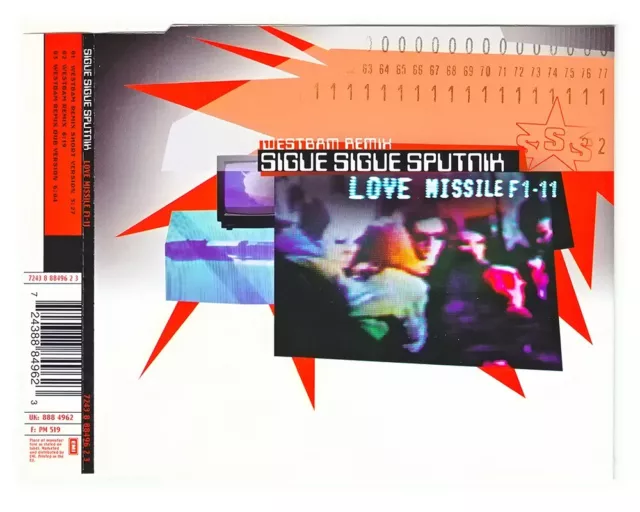 Sigue Sigue Sputnik - Love Missile F1-11 (Westbam Remix) | Maxi CD | Sehr Gut