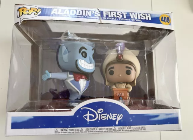 Funko Pop Disney #409 - Movie Moment: Aladdin's First Wish with Genie 