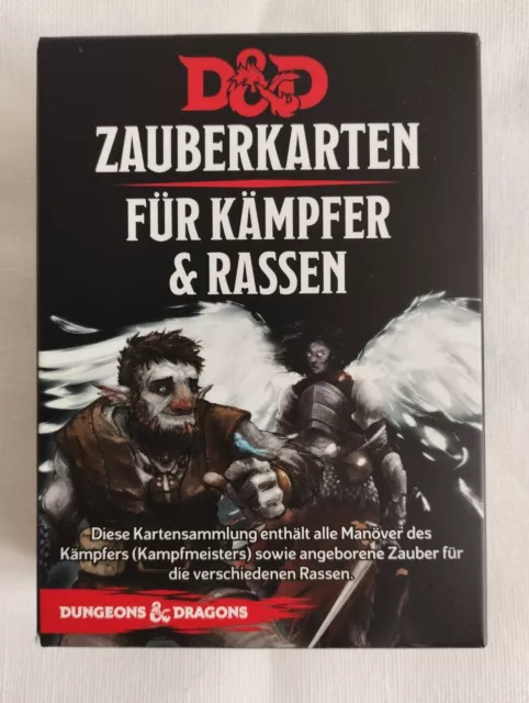 Dungeons & Dragons - Zauberkarten für Kämpfer & Rassen