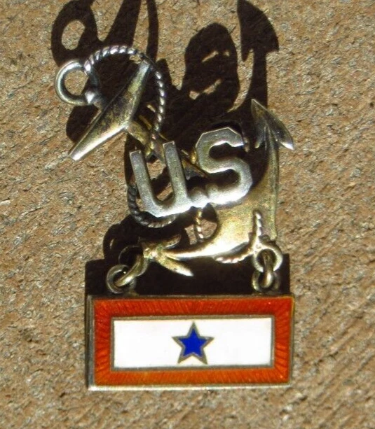 Ww2 Usn Us Navy Sweetheart Home Front Son In The Service Sterling Pin 5999 Picclick
