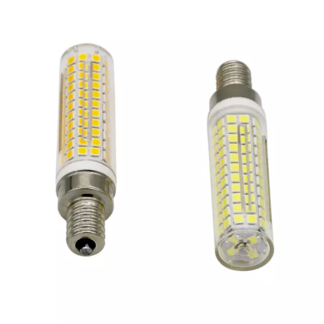 Dimmable BA15D E11 E12 E14 LED Corn Bulb Mini 136 LED Ceramics Light 15W Lamp US