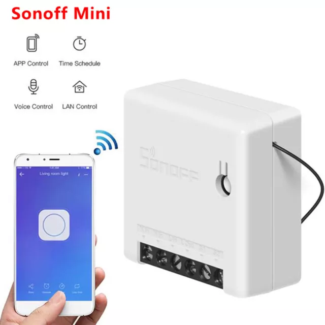 MINI DIY TWO Way Smart Switch Small Body Remote Control WiFi Switch