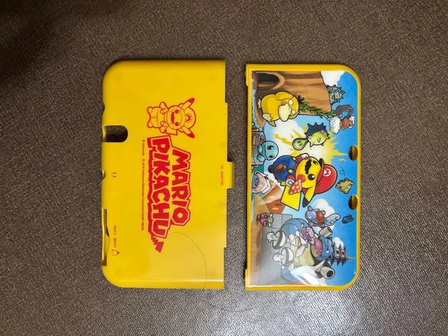 MARIO PIKACHU CUSTODIA Cover Per New Nintendo 3DS Ll XL Pokemon Centro mario-pikachu-custodia-cover-per-new-nintendo-3ds-ll-xl-pokemon-centro