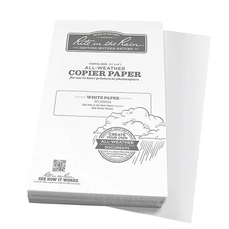 Rite In The Rain 208514 Waterproof Laser Paper,20 Lb Wt Paper
