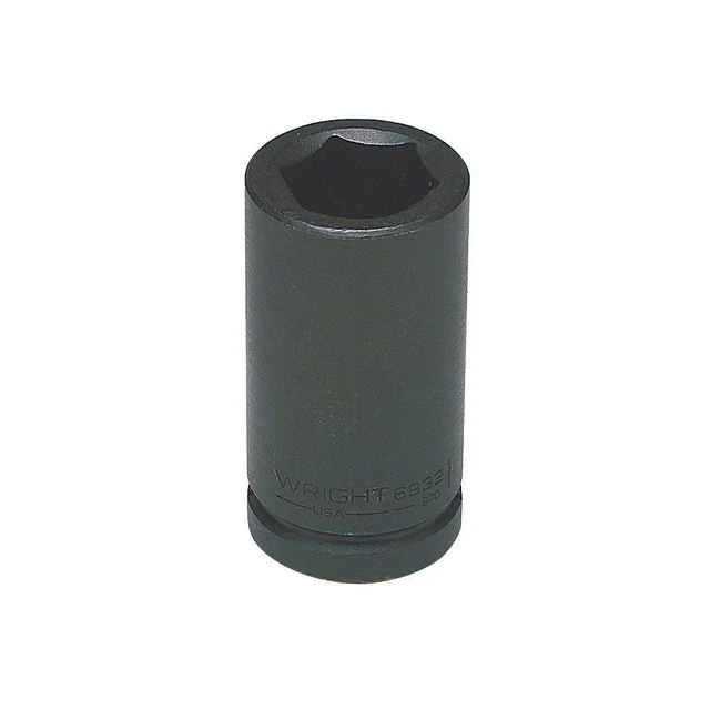 WRIGHT TOOL 6960 Impct Skt,Steel,Blk Oxd,1 7/8 in