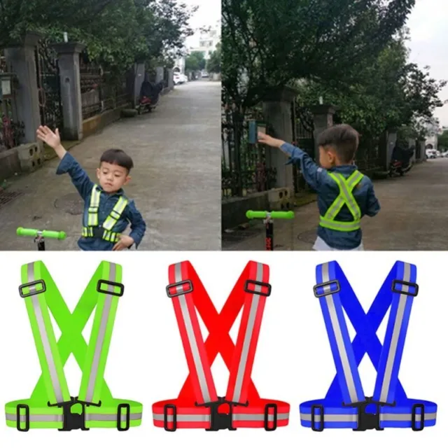 Safety Vest Adjustable reflective for Adults and Kids