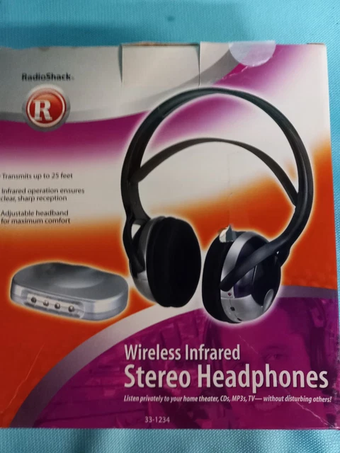Radio shack wireless infrared headphones 2025
