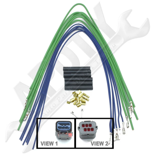 APDTY 110369 Hard Top Wiring Connector Kit Replaces 5013984AA
