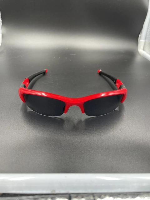 Oakley Flak Jacket 1.0 infrared w/ Black Iridium Lenses