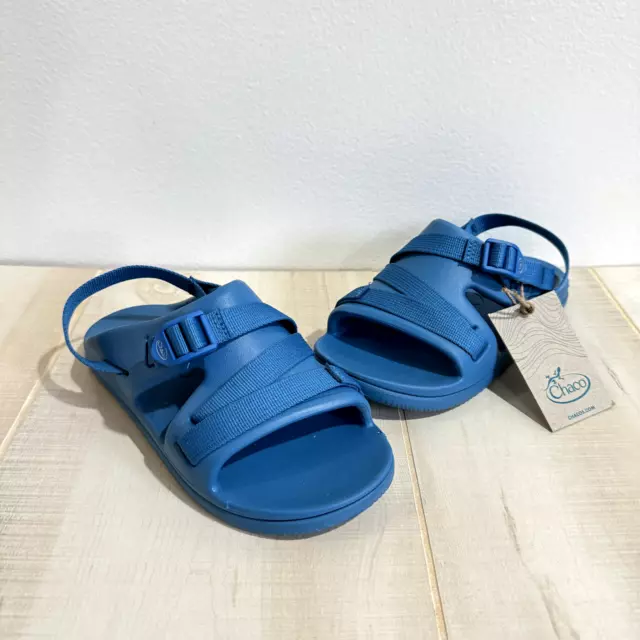 NWT Chaco Chillos Sport Sandals Blue Kids Unisex Size 3 Shoes Adjustable Buckle