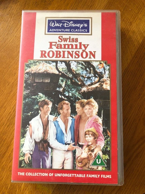 DISNEY VHS VIDEO Tape Swiss Family Robinson Adventure Classics more ...