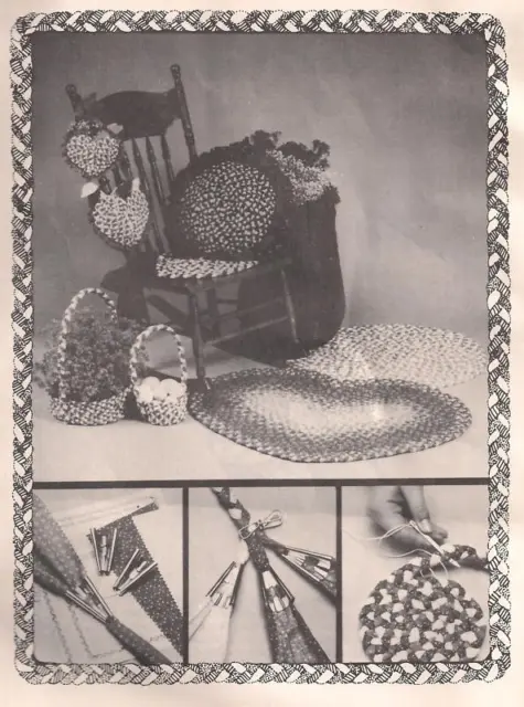 Instrucciones de trenzado alfombra trenzada original Braidcraft