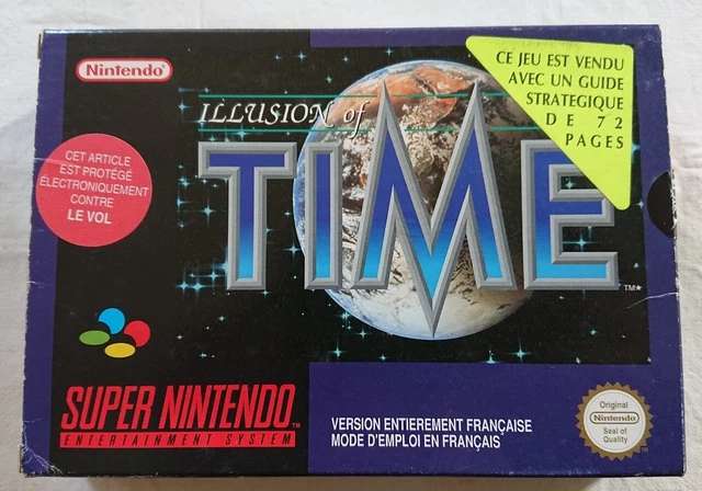 Illusion of Time super nintendo SNES FRA