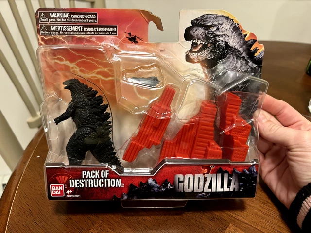 NEW 2014 Bandai Godzilla Pack Of Destruction Toy Collectible