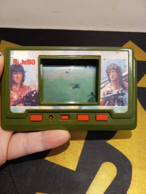 1988 Acclaim Rambo Handheld Electronic Video Game & Watch