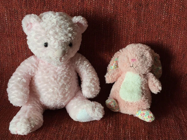 FIRST BABY - Bunny Three Pack Muslin Set  - Pink main image 0