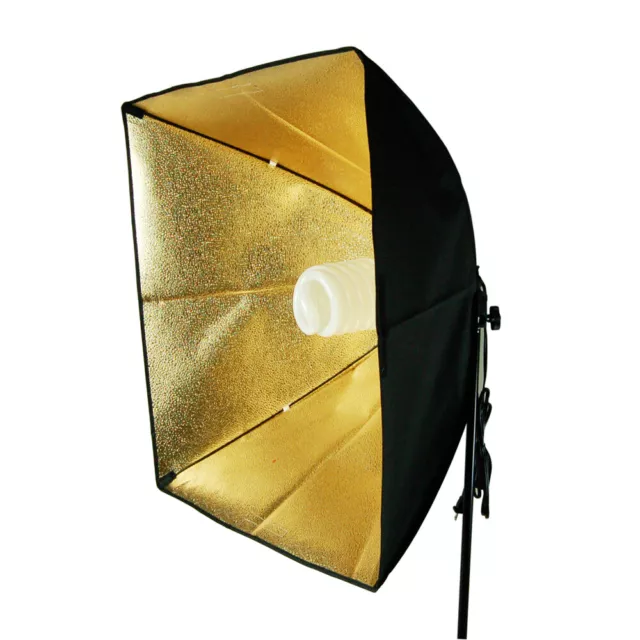 LSP 4x Gold Softbox Reflector with Light Holder 24" x 16" for Photo Video Studio