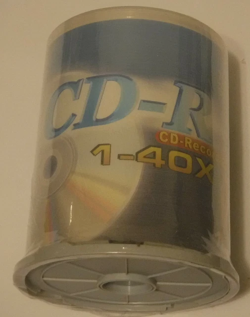 Great Quality CD-R Discs 1-40X 700MB/80 Min Compatible New 100 Pack