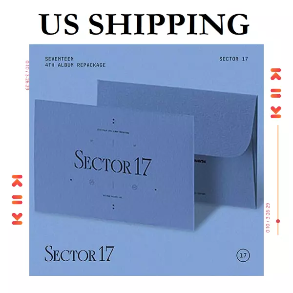 *US SHIPPING SEVENTEEN SECTOR 17 4th Repackage WEVERSE Album